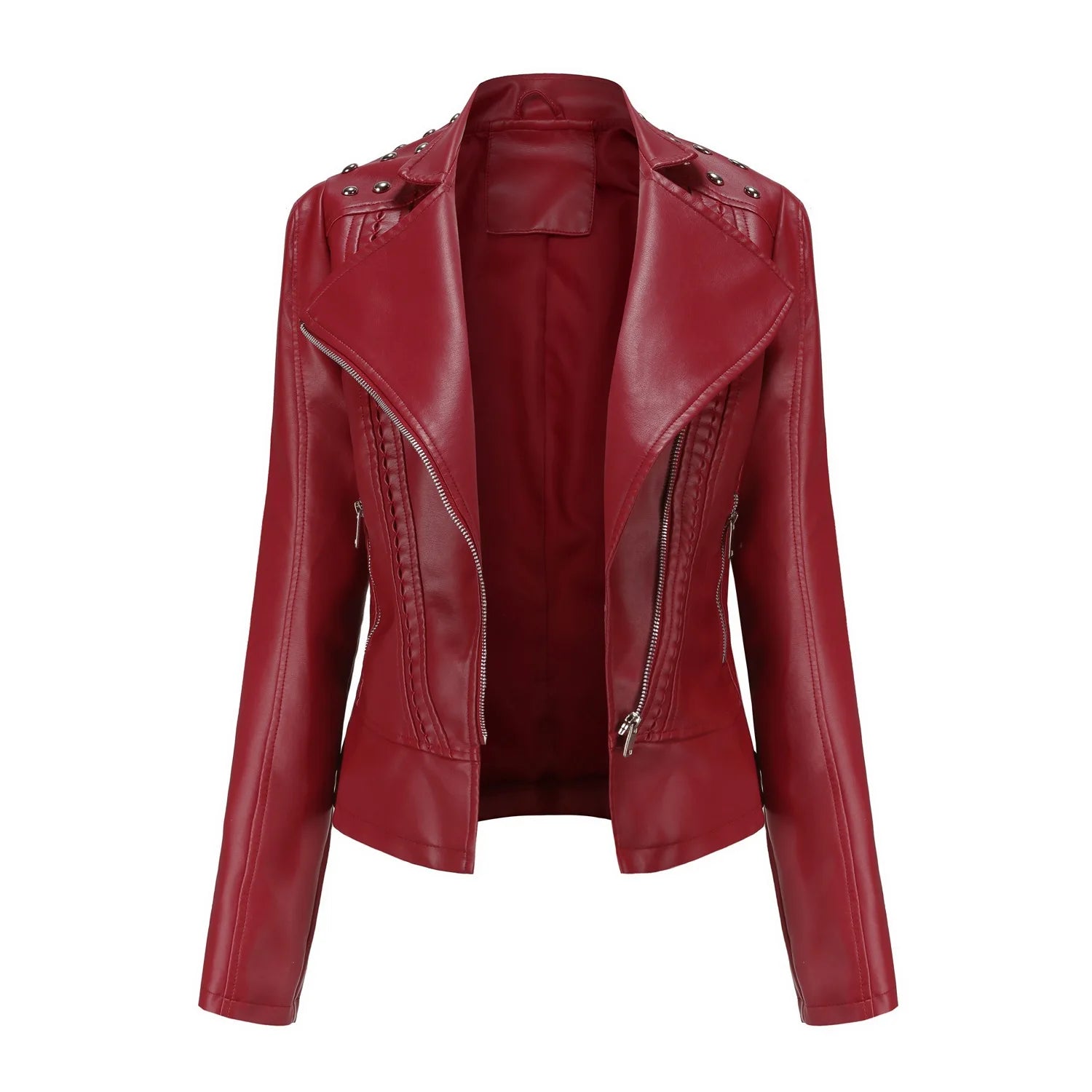 Jaqueta Feminina Fashion Style Estilo Biker com Zíper