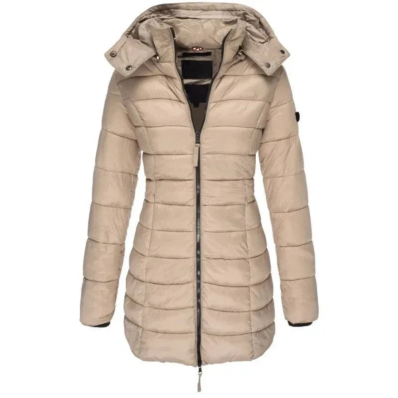 Jaqueta Parka Feminina Puffer Justa ao Corpo - Pantagonia