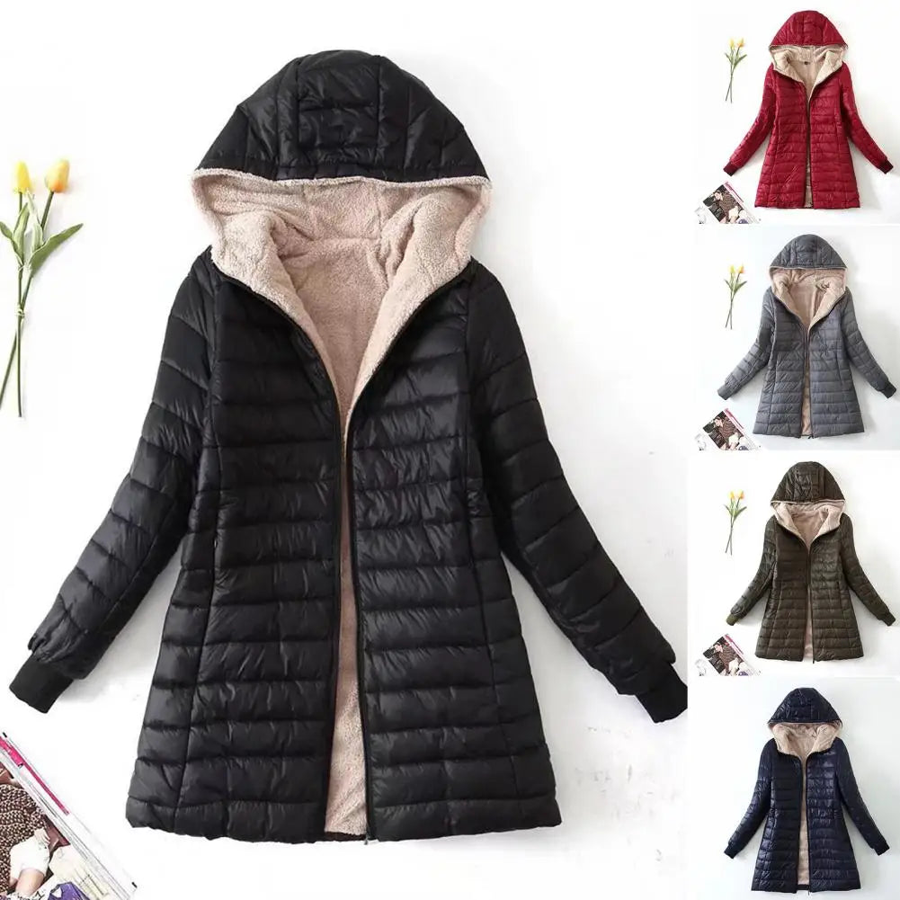 Casaco Feminino Longo Para Inverno Elegante