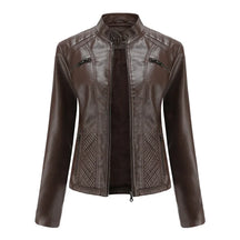 Jaqueta Feminina Casual com Zíper Estilo Streetwear
