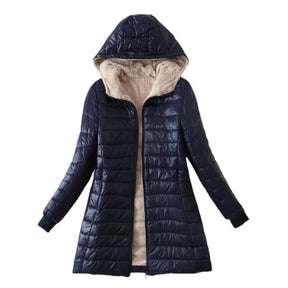 Casaco Feminino Longo Para Inverno Elegante