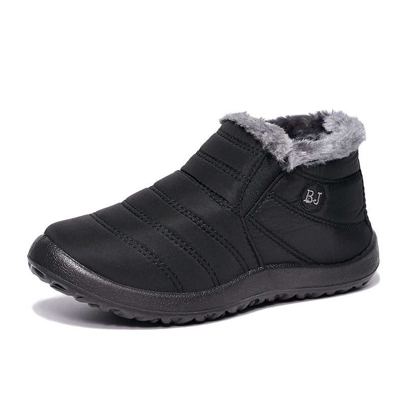 Bota Feminina de Inverno Impermeável Solado Antiderrapante