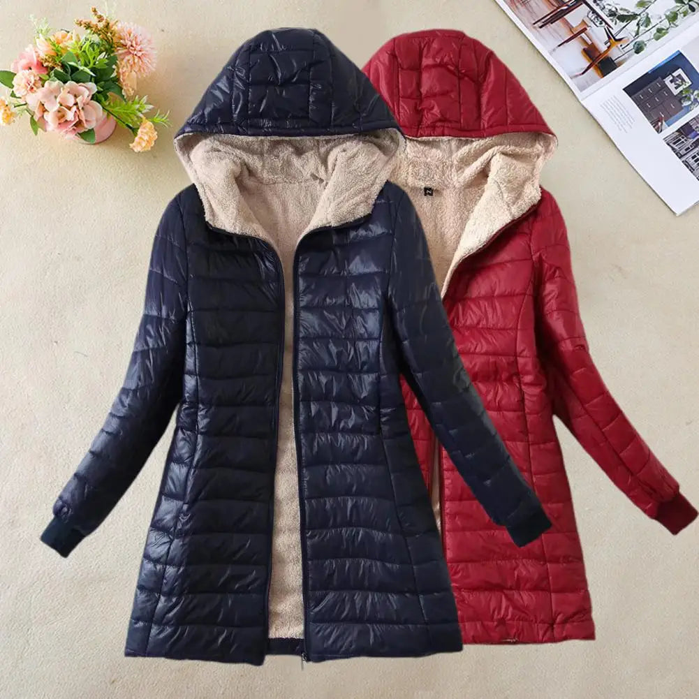 Casaco Feminino Longo Para Inverno Elegante