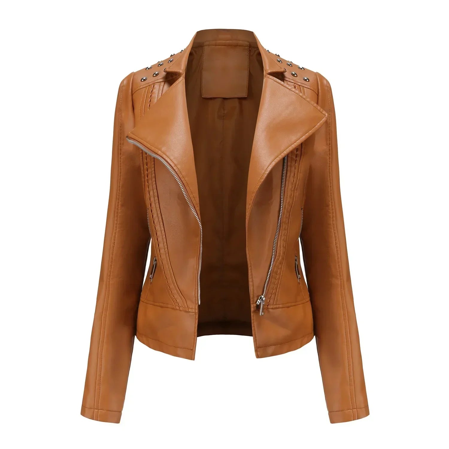 Jaqueta Feminina Fashion Style Estilo Biker com Zíper