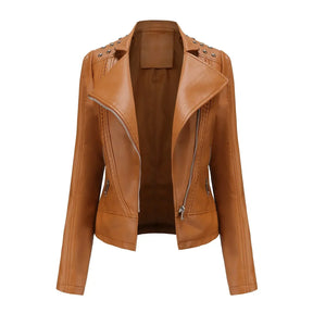 Jaqueta Feminina Fashion Style Estilo Biker com Zíper