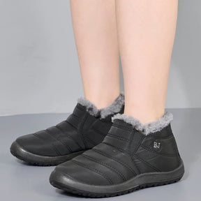 Bota Feminina de Inverno Impermeável Solado Antiderrapante