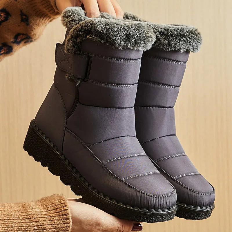 Bota Feminina Para Inverno Impermeável Salto Baixo