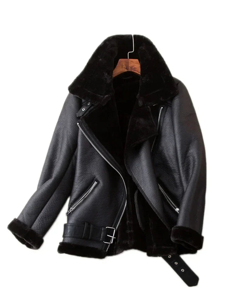 Casaco Feminino Acolchoado Faux com Gola