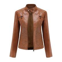 Jaqueta Feminina Casual com Zíper Estilo Streetwear