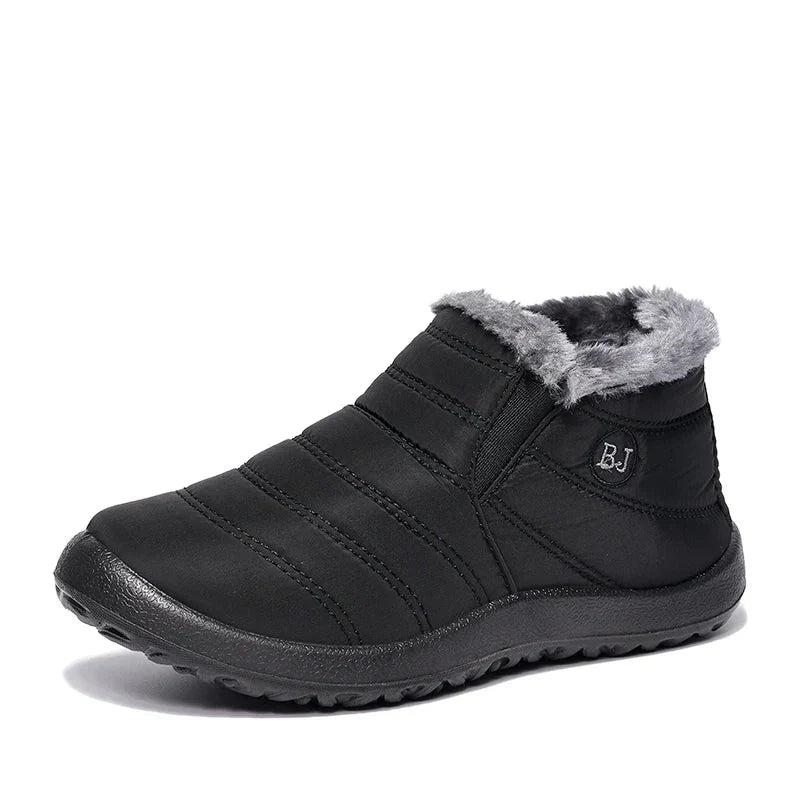 Bota Feminina de Inverno Impermeável Solado Antiderrapante