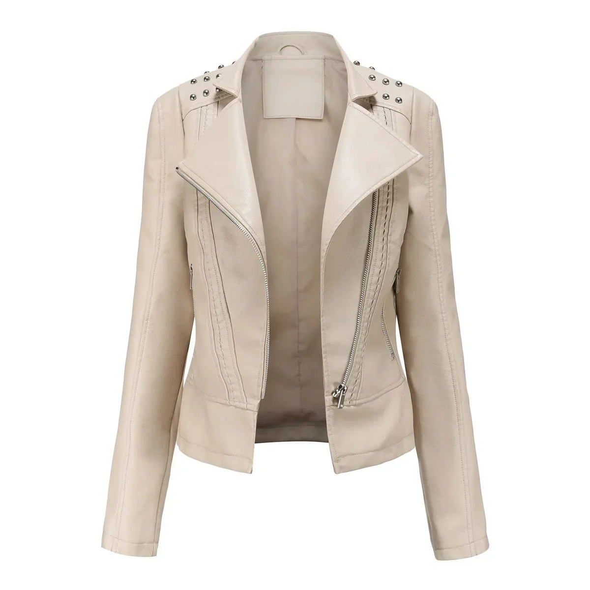 Jaqueta Feminina Fashion Style Estilo Biker com Zíper