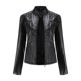 Jaqueta Feminina Casual com Zíper Estilo Streetwear