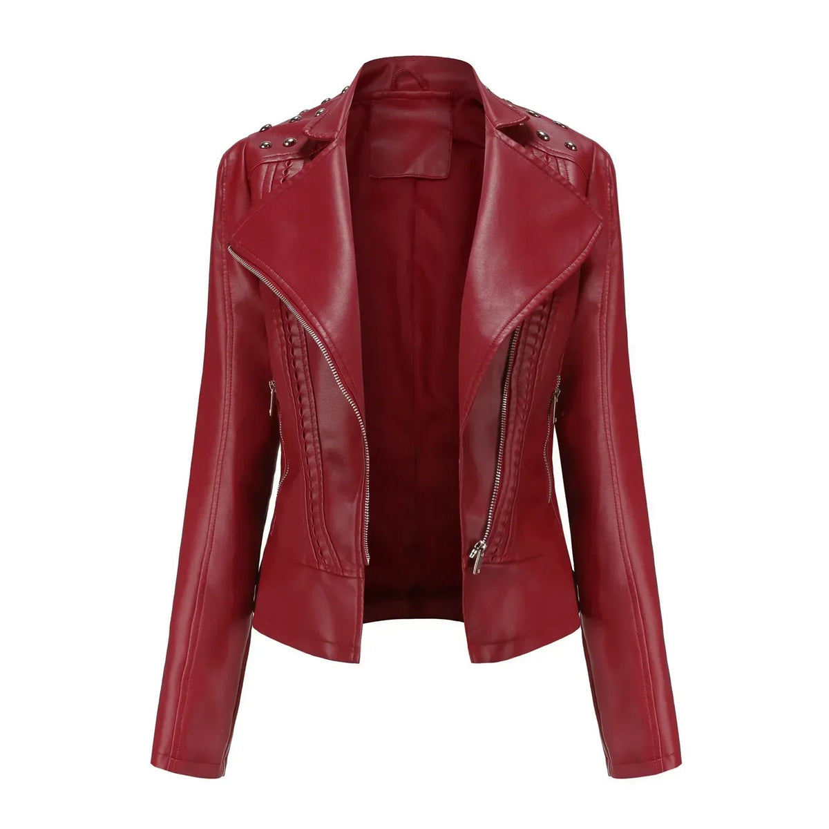 Jaqueta Feminina Fashion Style Estilo Biker com Zíper
