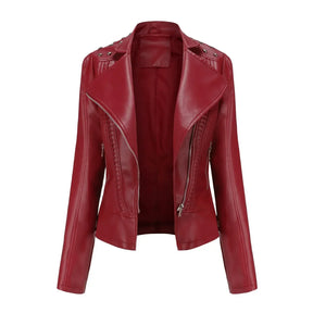 Jaqueta Feminina Fashion Style Estilo Biker com Zíper