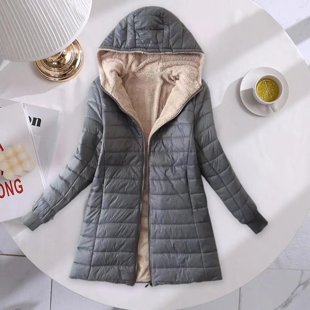 Casaco Feminino Longo Para Inverno Elegante