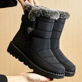 Bota Feminina Para Inverno Impermeável Salto Baixo