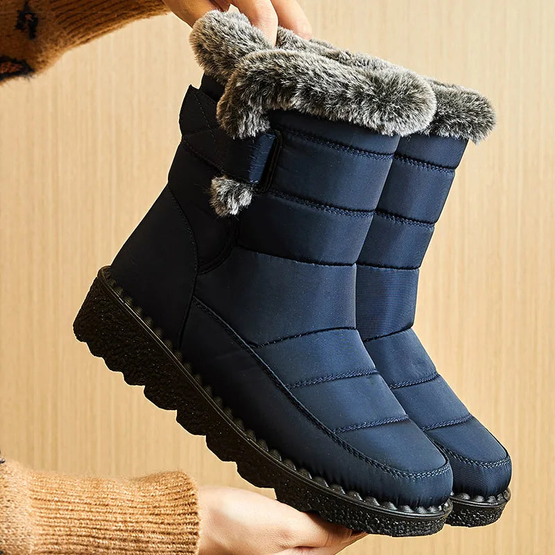 Bota Feminina Para Inverno Impermeável Salto Baixo