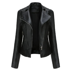 Jaqueta Feminina Fashion Style Estilo Biker com Zíper