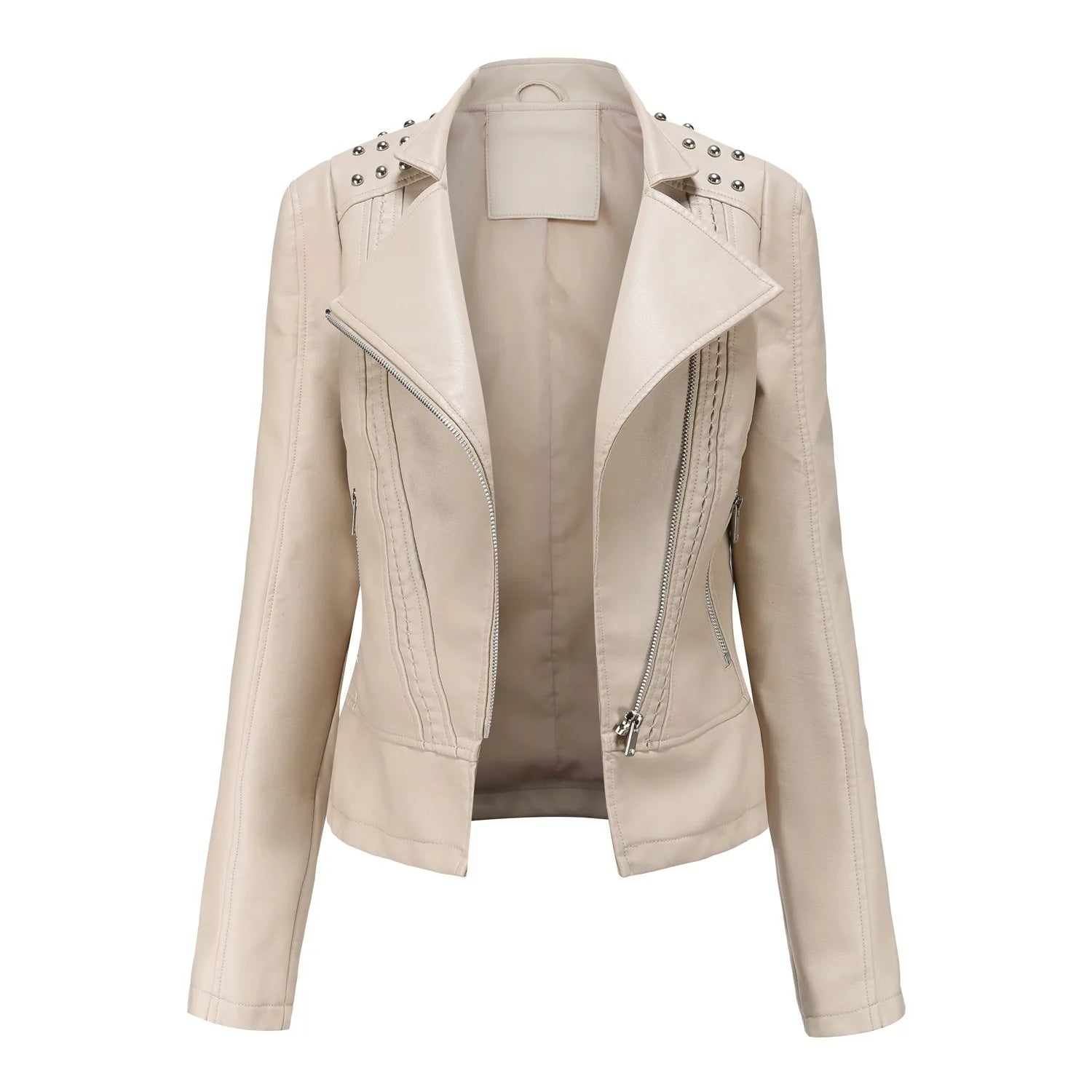Jaqueta Feminina Fashion Style Estilo Biker com Zíper