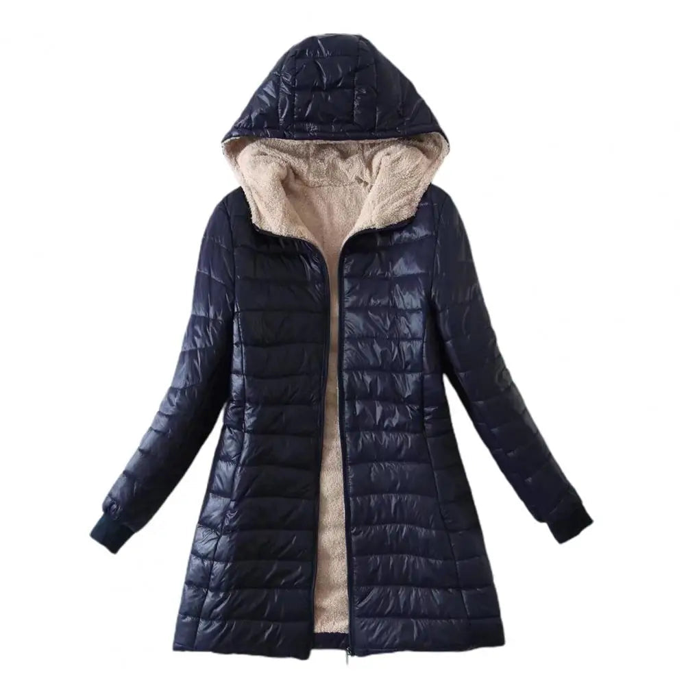 Casaco Feminino Longo Para Inverno Elegante