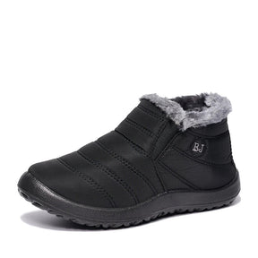 Bota Feminina de Inverno Impermeável Solado Antiderrapante