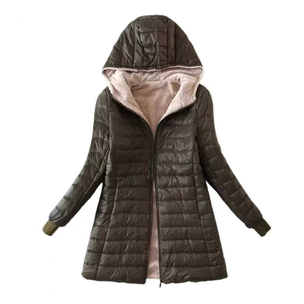 Casaco Feminino Longo Para Inverno Elegante