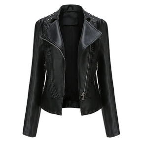 Jaqueta Feminina Fashion Style Estilo Biker com Zíper